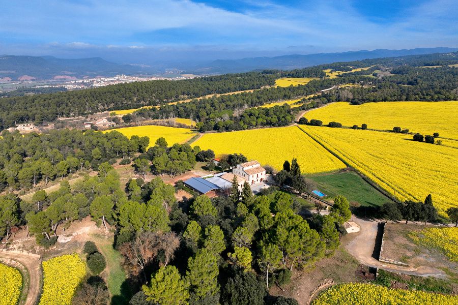 Finca rústica amb espai per celebracions i allotjament rural a Calders (Bages)
